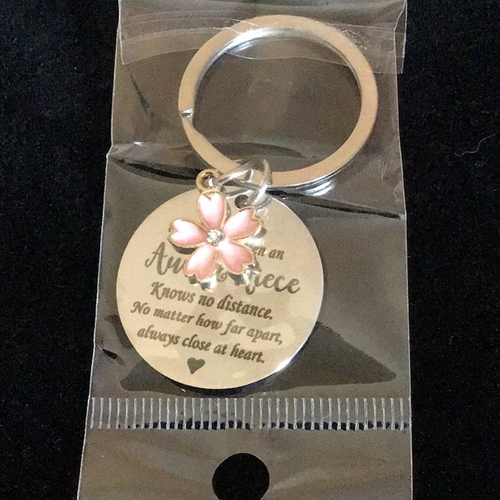 The Love Between an Aunt & Niece Keychain